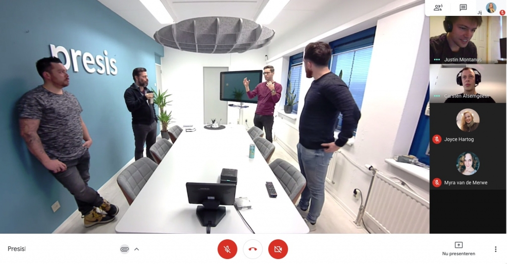 Presis - 7 tips thuiswerken - Videovergaderen Presis - 7 tips thuiswerken - Videovergaderen