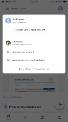 Presis G Suite Google Drive update maart - account wisselen Presis G Suite Google Drive update maart - account wisselen