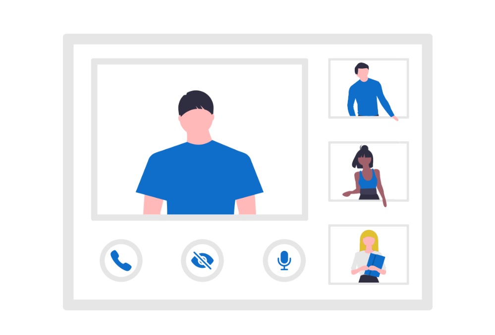 Door het coronavirus is iedereen versneld gaan thuiswerken en gaan videovergaderen.